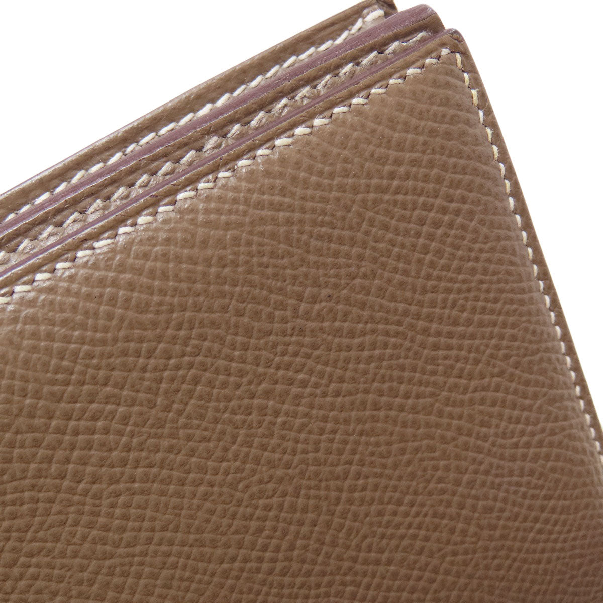 HERMES Bearn soufflet etope SilverHardware Long wallet (with coin pocket) Epsom Ladies [Used]