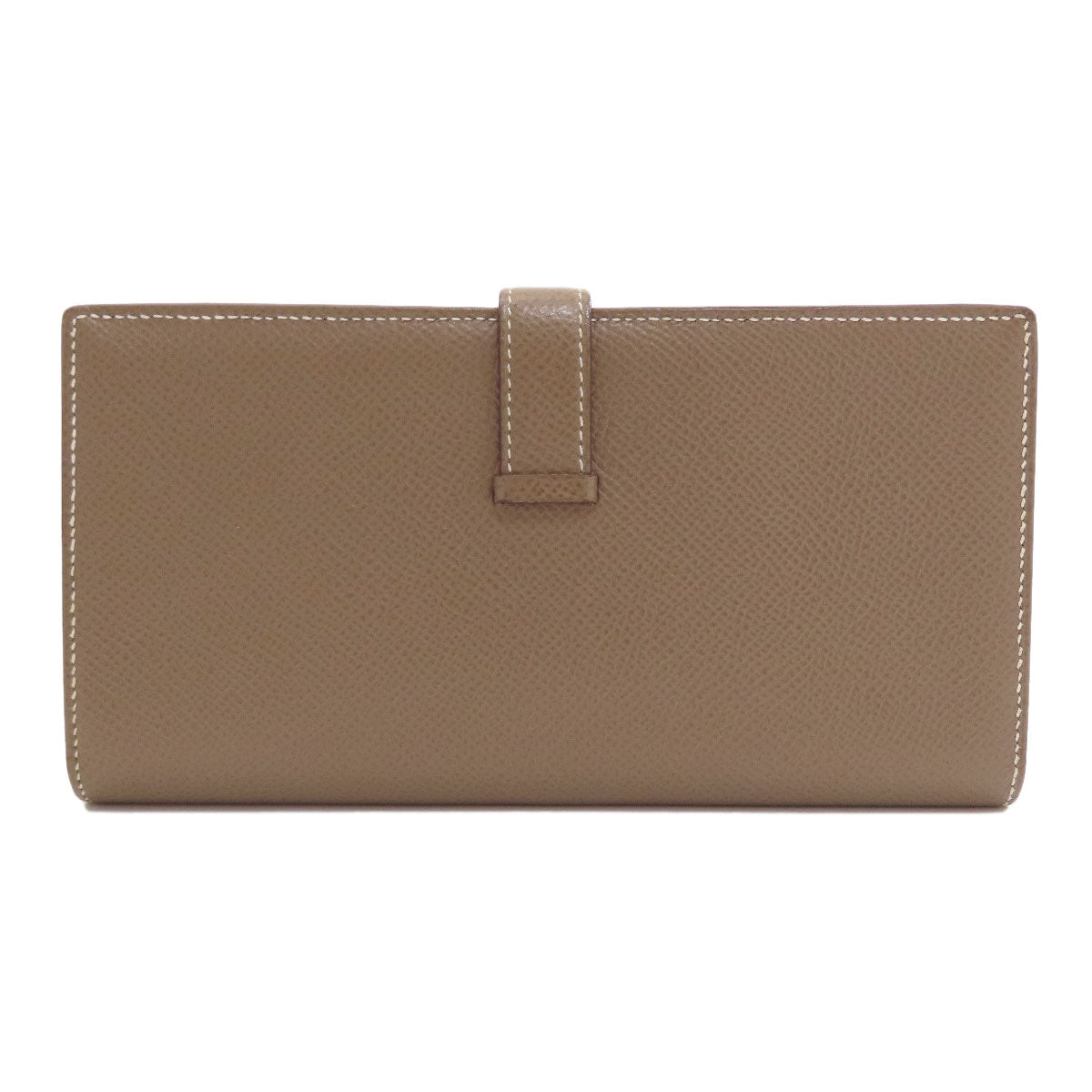 HERMES Bearn soufflet etope SilverHardware Long wallet (with coin pocket) Epsom Ladies [Used]
