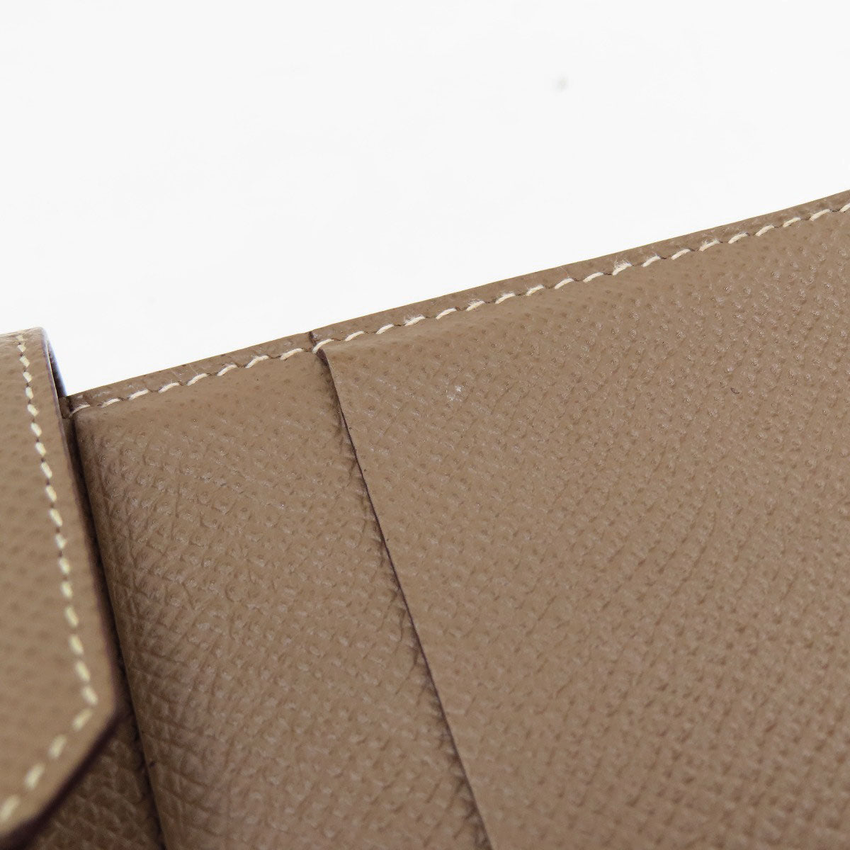 HERMES Bearn soufflet etope SilverHardware Long wallet (with coin pocket) Epsom Ladies [Used]
