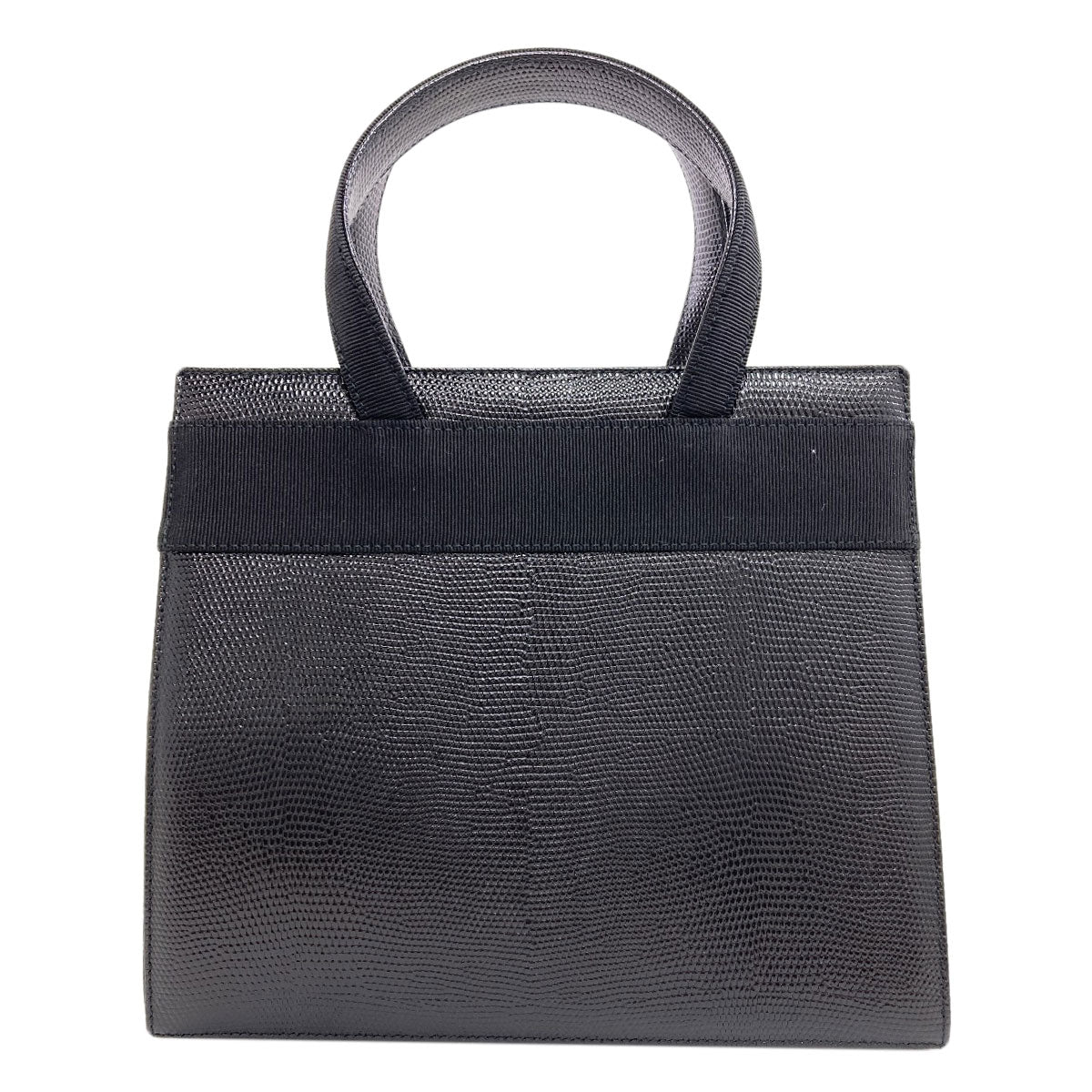 Salvatore Ferragamo Vara Ribbon Embossed 2-Way Bag Handbag Leather Ladies [Used]