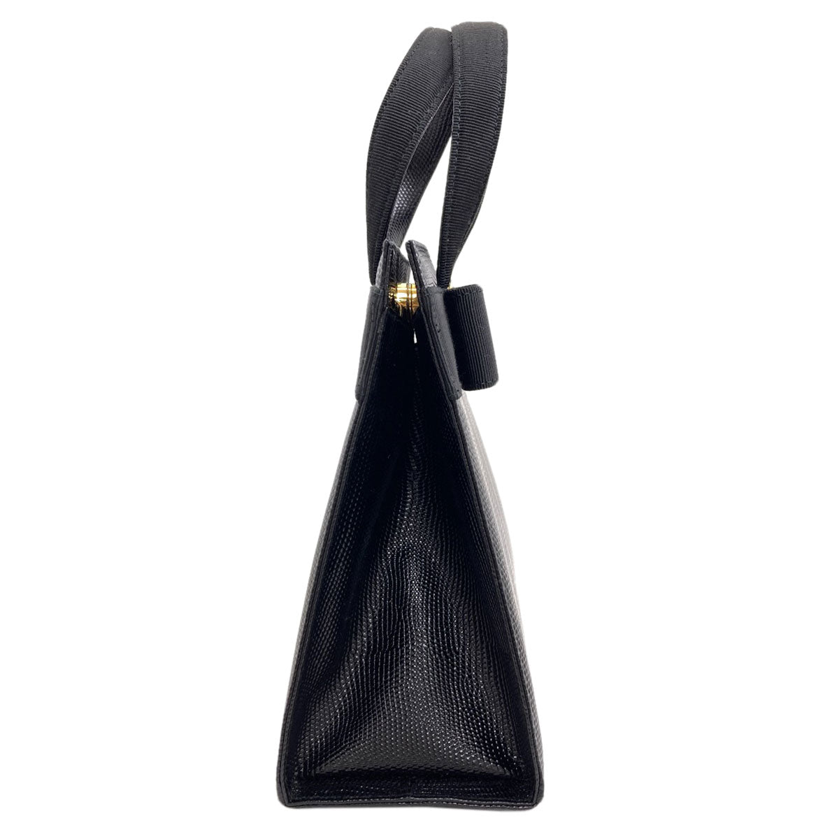 Salvatore Ferragamo Vara Ribbon Embossed 2-Way Bag Handbag Leather Ladies [Used]