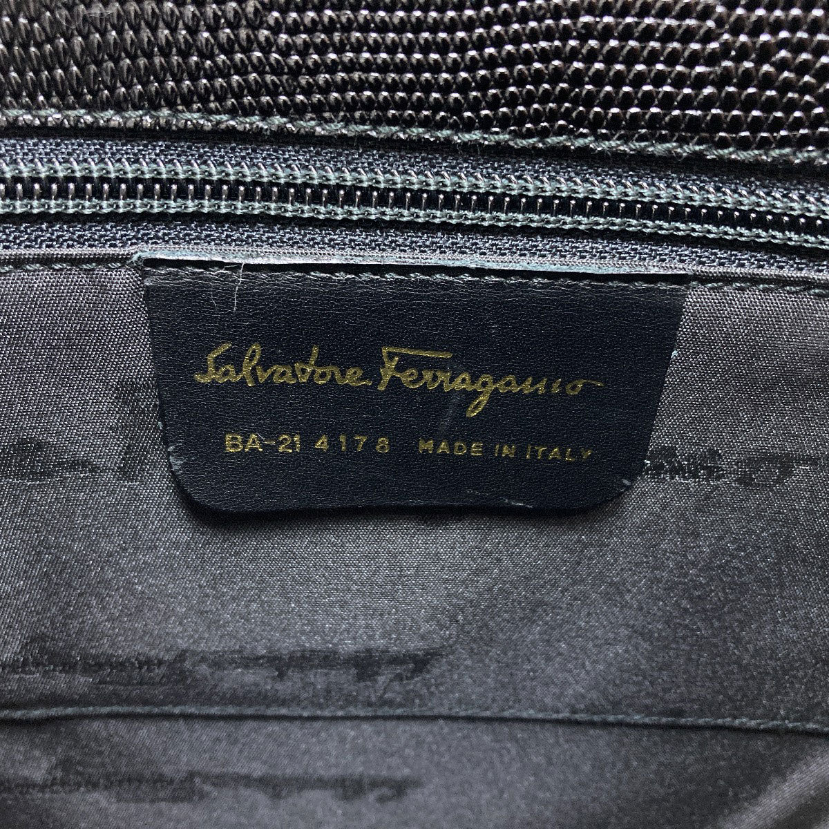 Salvatore Ferragamo Vara Ribbon Embossed 2-Way Bag Handbag Leather Ladies [Used]
