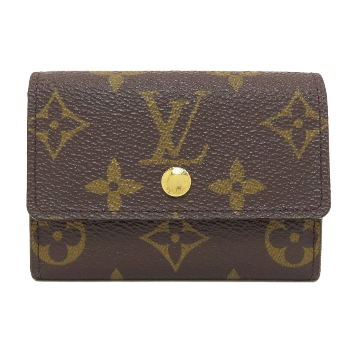 LOUIS VUITTON M61930 Portonet Plat coin purse Monogram canvas Ladies [Used]