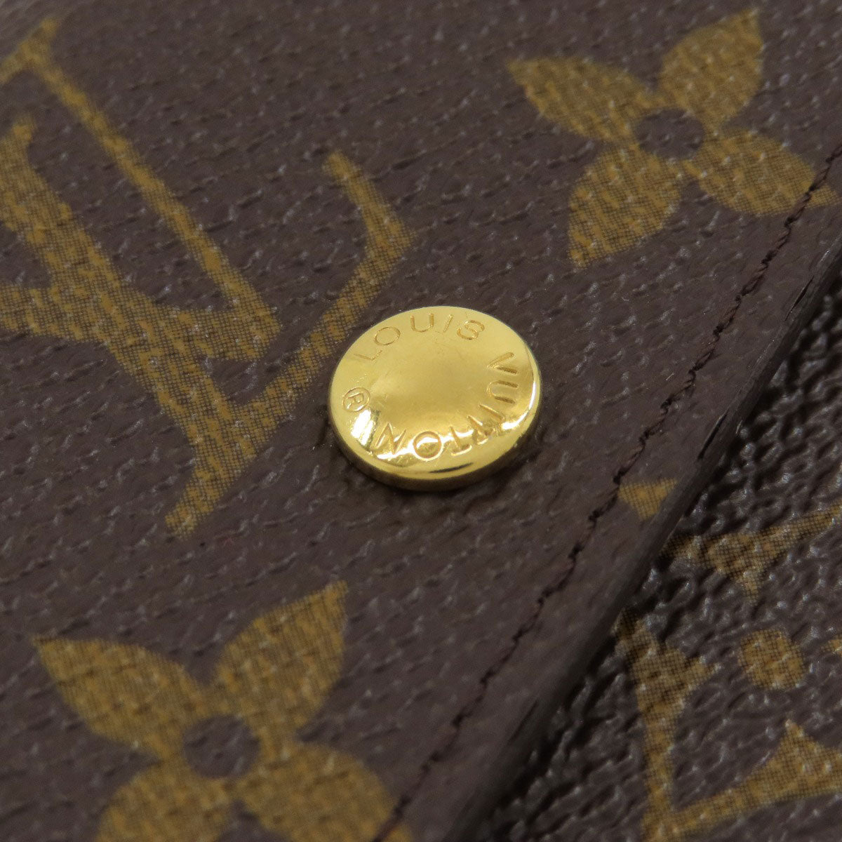 LOUIS VUITTON M61930 Portonet Plat coin purse Monogram canvas Ladies [Used]