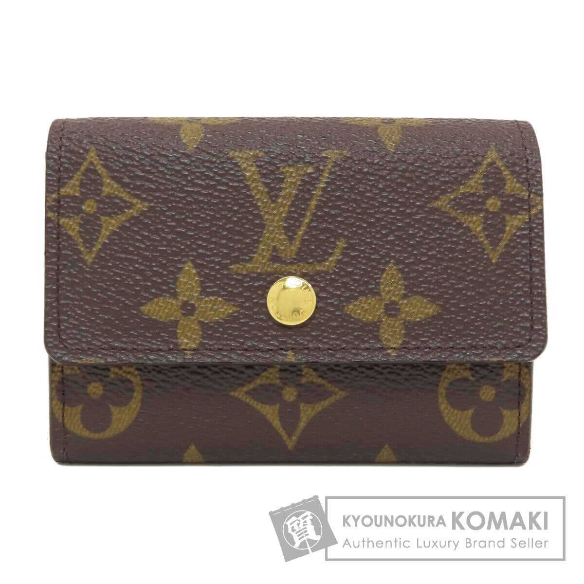 LOUIS VUITTON M61930 Portonet Plat coin purse Monogram canvas Ladies [Used]