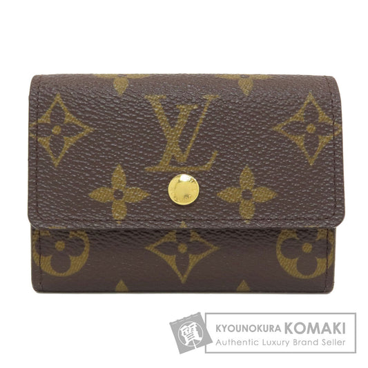 LOUIS VUITTON M61930 Portonet Plat coin purse Monogram canvas Ladies [Used]