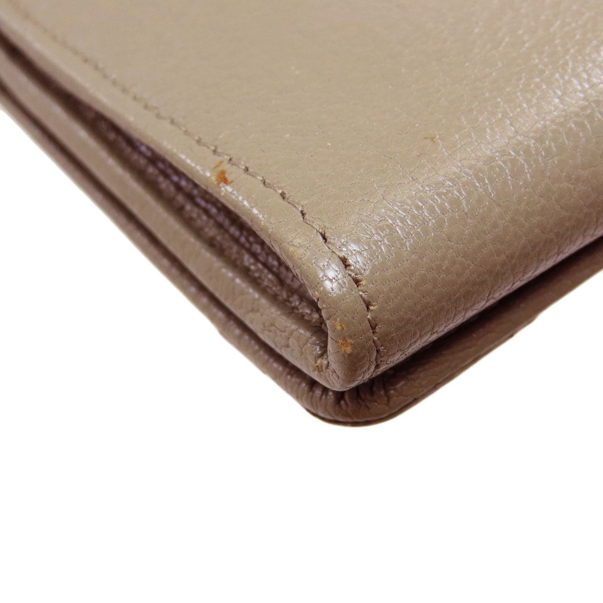 BALENCIAGA 390184 Classic Metallic Edge Manny Long wallet (with coin pocket) Leather Ladies [Used]