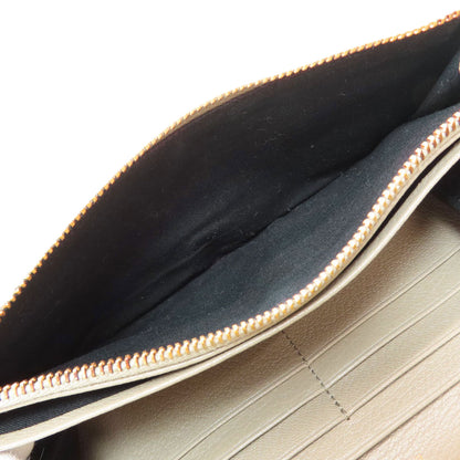 BALENCIAGA 390184 Classic Metallic Edge Manny Long wallet (with coin pocket) Leather Ladies [Used]