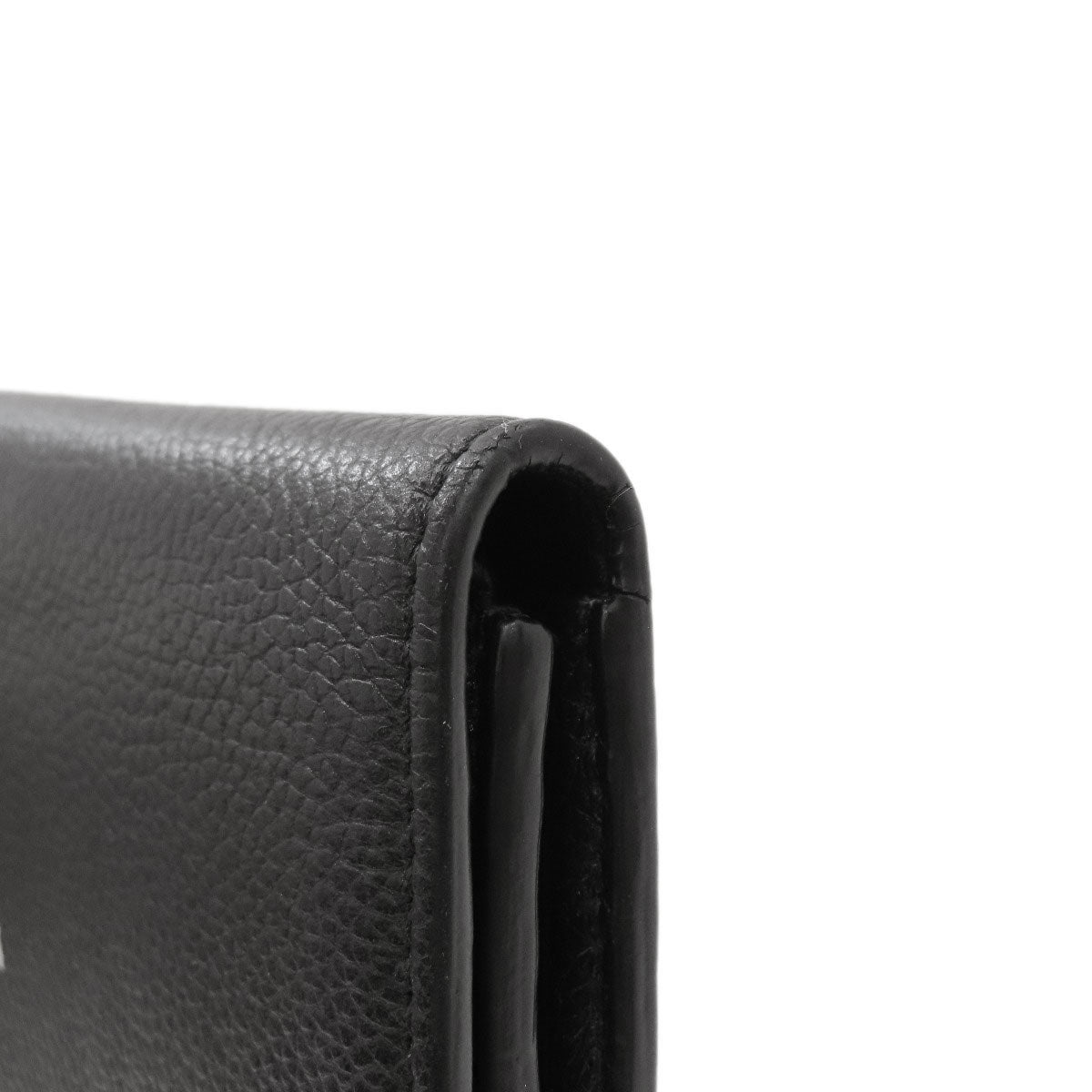 BALENCIAGA 594289 logo Long wallet (with coin pocket) Leather Ladies [Used]