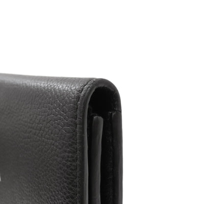 BALENCIAGA 594289 logo Long wallet (with coin pocket) Leather Ladies [Used]