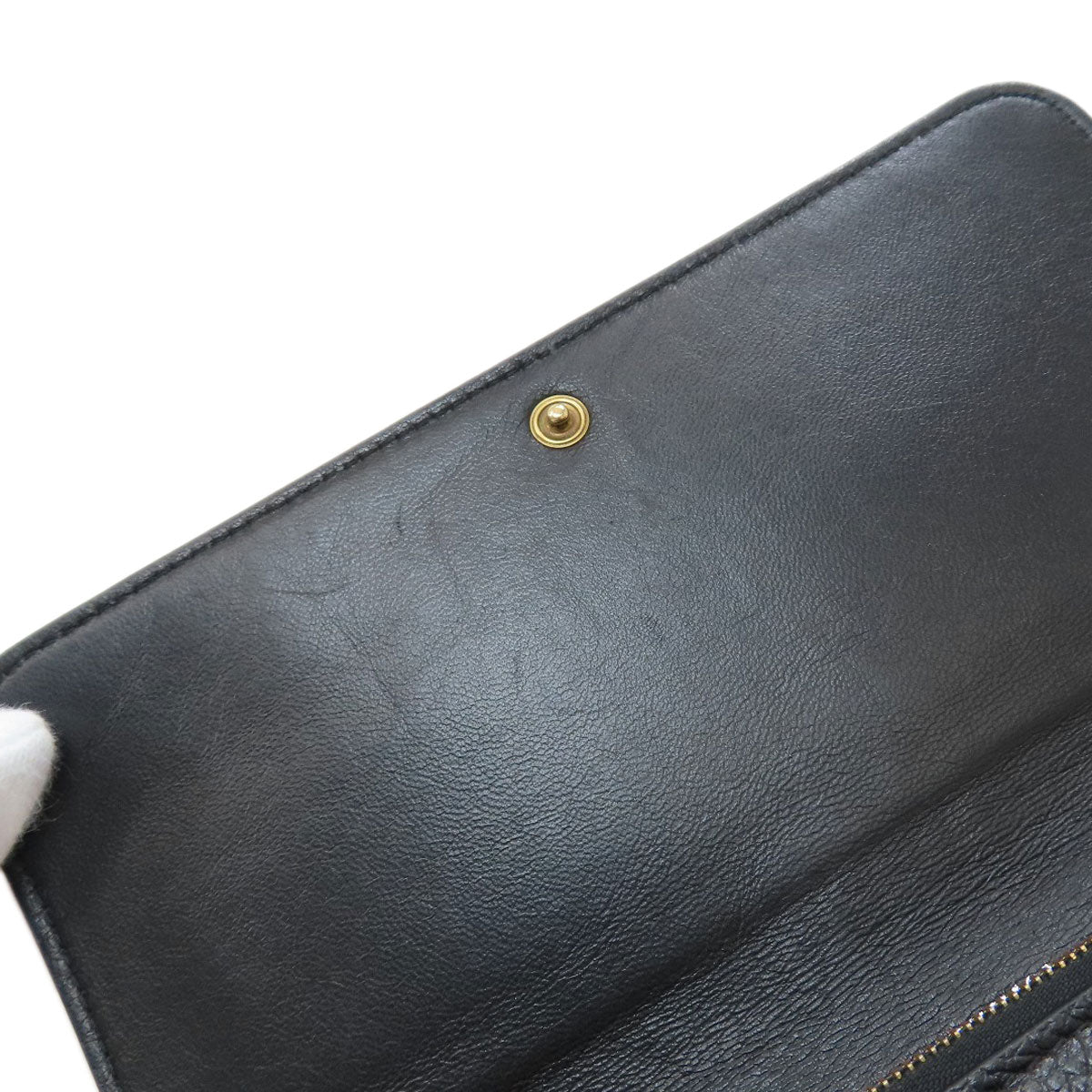BALENCIAGA 594289 logo Long wallet (with coin pocket) Leather Ladies [Used]