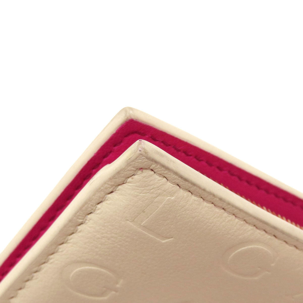 BVLGARI Logo mania Bifold Wallet with Coin Pocket Leather Ladies [Used]