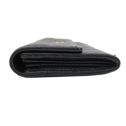 CHANEL Matelasse COCO Mark GoldHardware Long wallet (with coin pocket) Grained Calfskin Skin Ladies [Used]