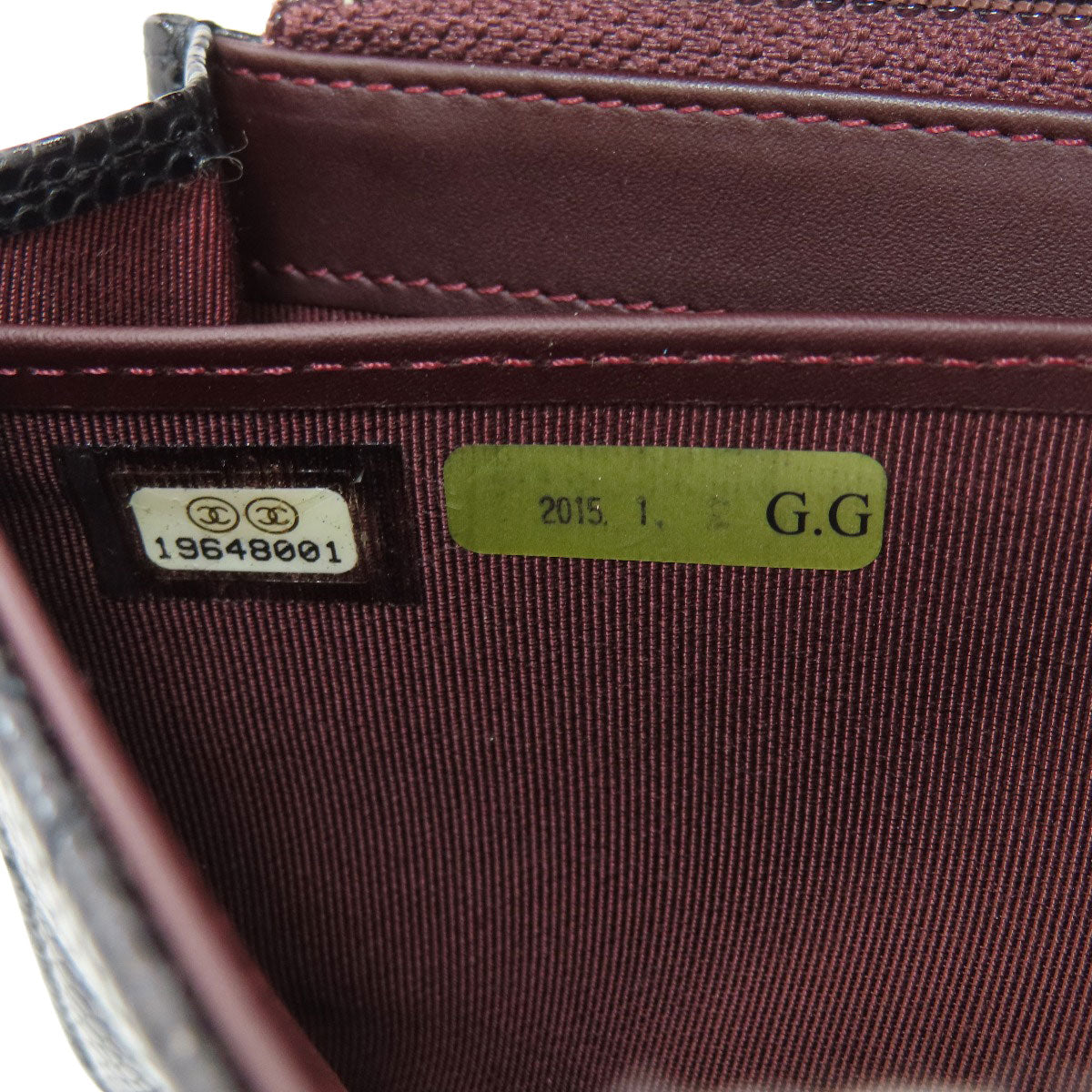 CHANEL Matelasse COCO Mark GoldHardware Long wallet (with coin pocket) Grained Calfskin Skin Ladies [Used]