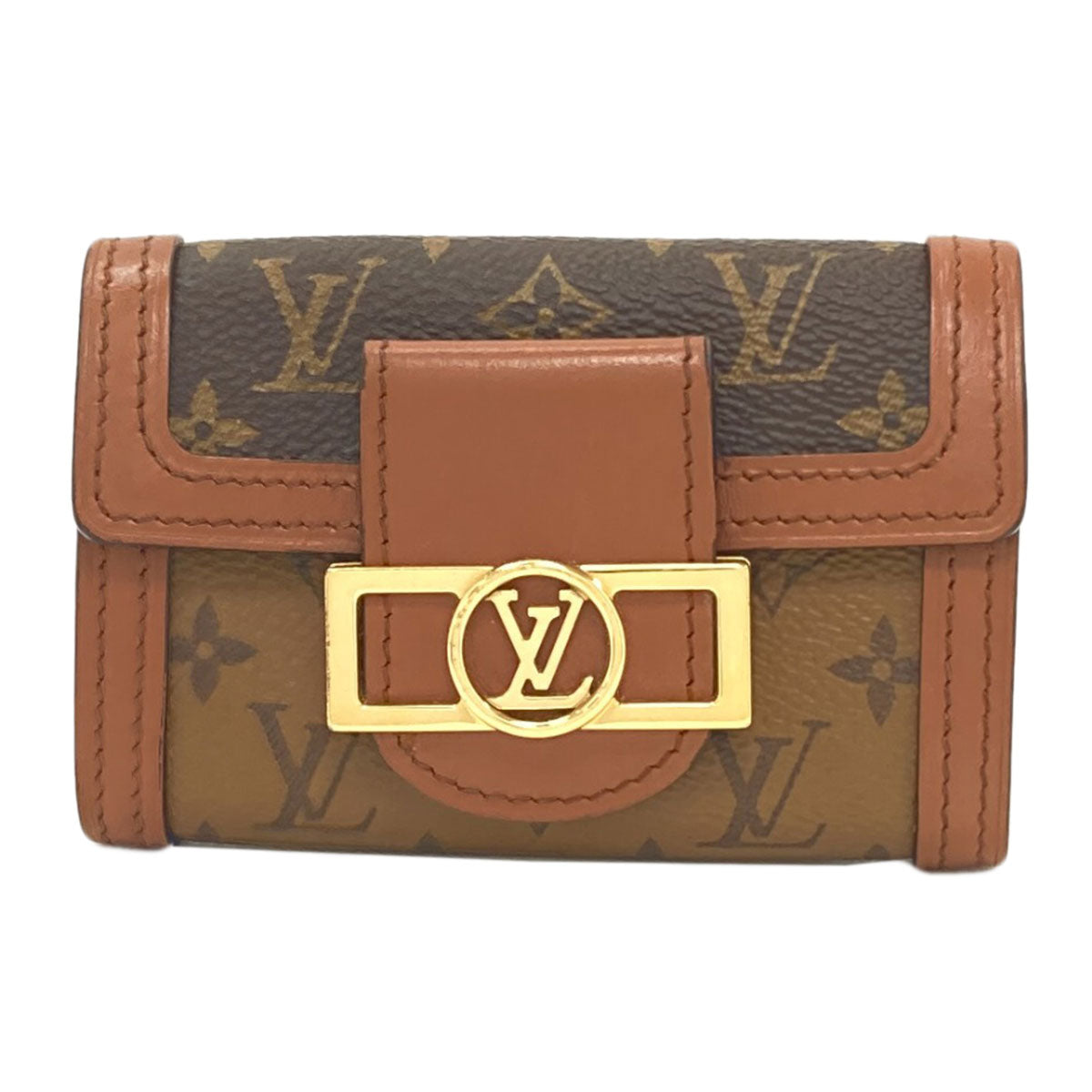 LOUIS VUITTON M13295 Multicles6 Monogram Dauphine key holder Monogram reverse Ladies [Used]