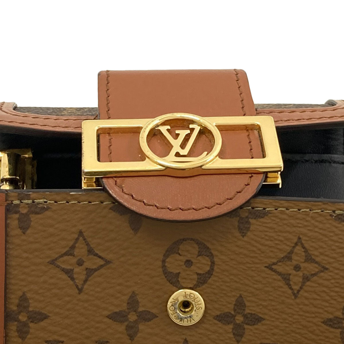 LOUIS VUITTON M13295 Multicles6 Monogram Dauphine key holder Monogram reverse Ladies [Used]