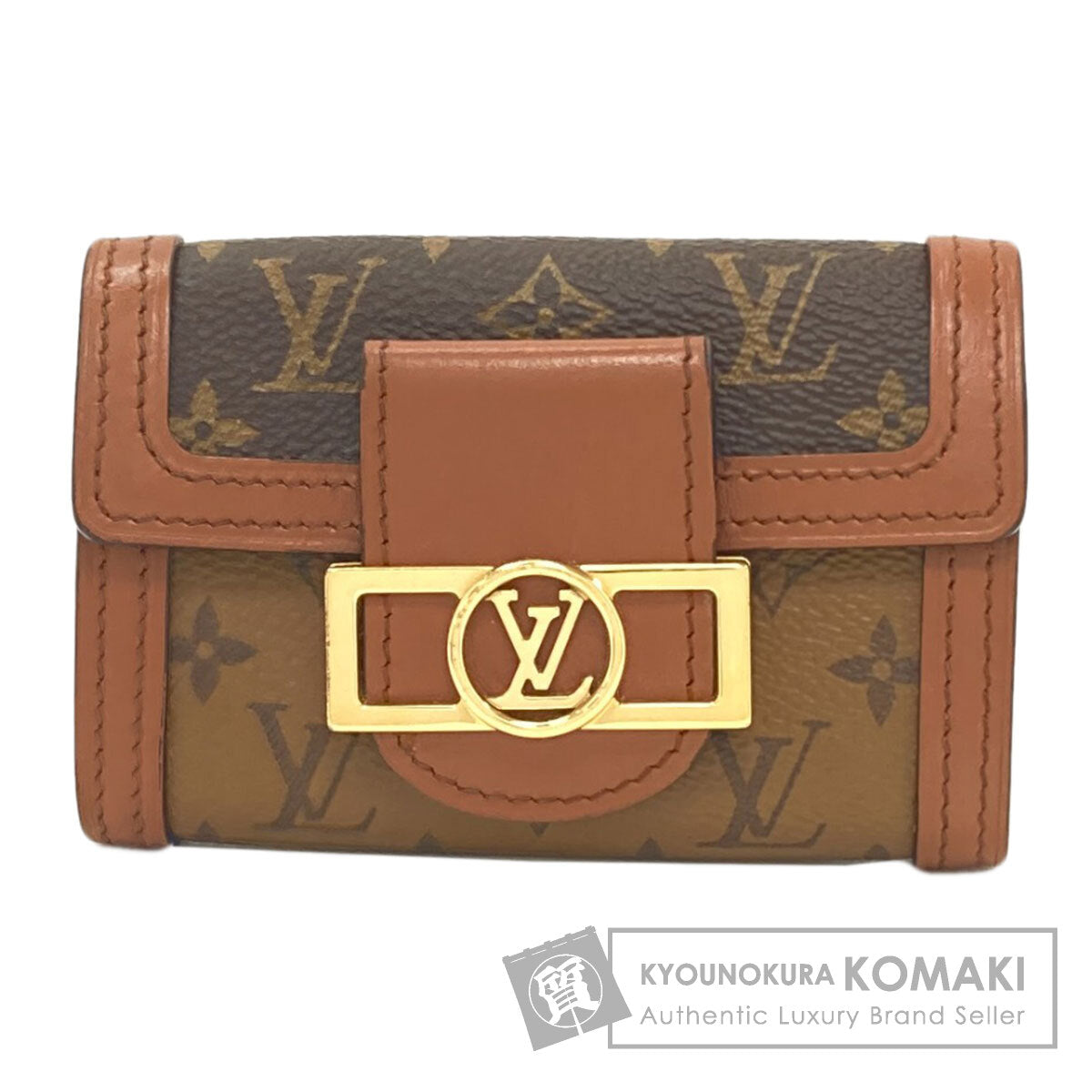 LOUIS VUITTON M13295 Multicles6 Monogram Dauphine key holder Monogram reverse Ladies [Used]