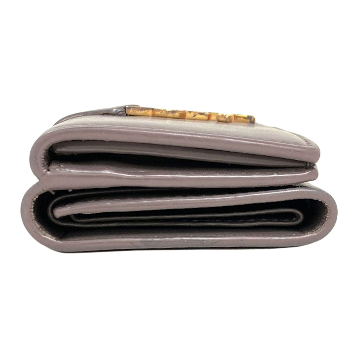 YVES SAINT LAURENT Cassandra Compact Wallet Tri-fold wallet (with Coin Pocket) Calf Ladies [Used]