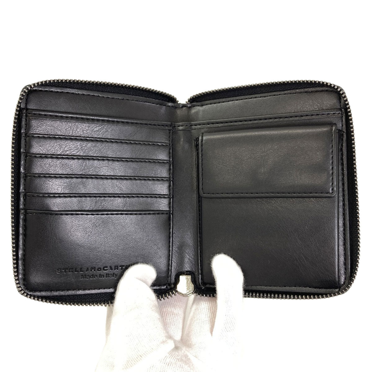 Stella McCartney Star motif Bifold Wallet with Coin Pocket Polyester Ladies [Used]