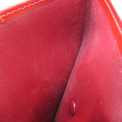 CARTIER happy Birthday Tri-fold wallet (with Coin Pocket) Patent leather Ladies [Used]