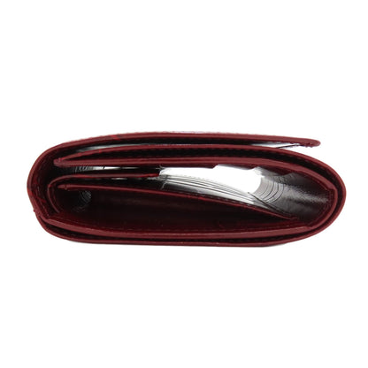 CARTIER happy Birthday Tri-fold wallet (with Coin Pocket) Patent leather Ladies [Used]