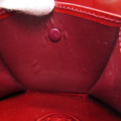 CARTIER happy Birthday Tri-fold wallet (with Coin Pocket) Patent leather Ladies [Used]