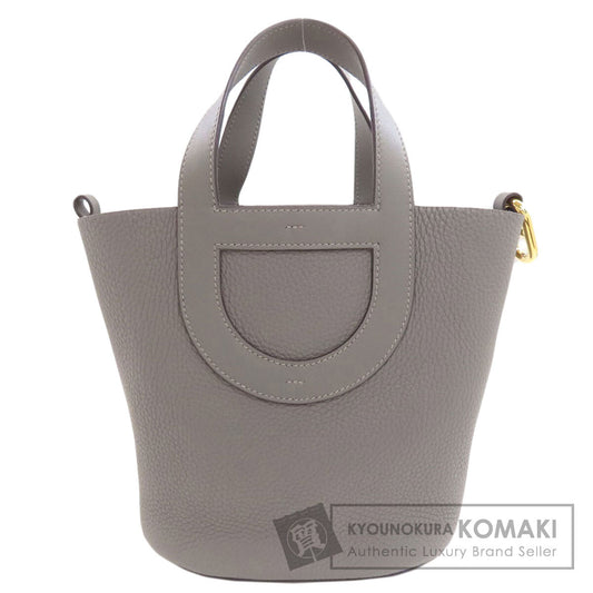 HERMES In the Loop 18 Gold Hardware Handbag Taurillon Clemence Ladies [Used]