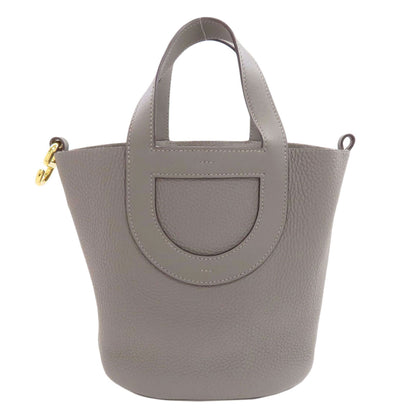 HERMES In the Loop 18 Gold Hardware Handbag Taurillon Clemence Ladies [Used]