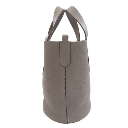 HERMES In the Loop 18 Gold Hardware Handbag Taurillon Clemence Ladies [Used]