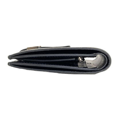 HERMES Bearn Compact SilverHardware Bifold Wallet with Coin Pocket Box calf Ladies [Used]