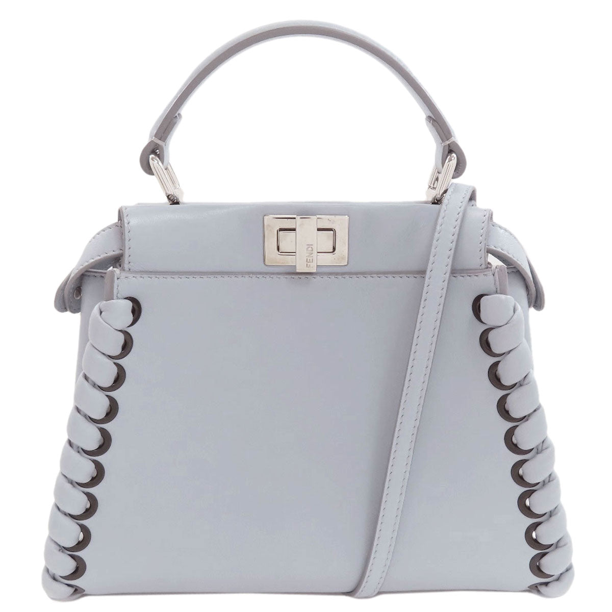 FENDI Peekaboo Mini 2WAY Handbag Calf Ladies [Used]