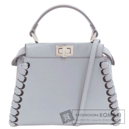 FENDI Peekaboo Mini 2WAY Handbag Calf Ladies [Used]