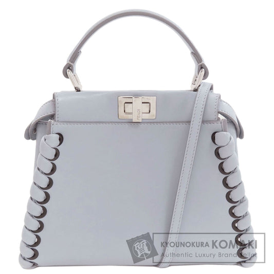 FENDI Peekaboo Mini 2WAY Handbag Calf Ladies [Used]