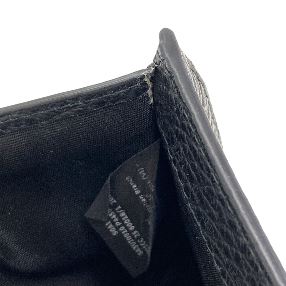 MaisonMargiela 4 stitches Tri-fold wallet (with Coin Pocket) Leather Ladies [Used]