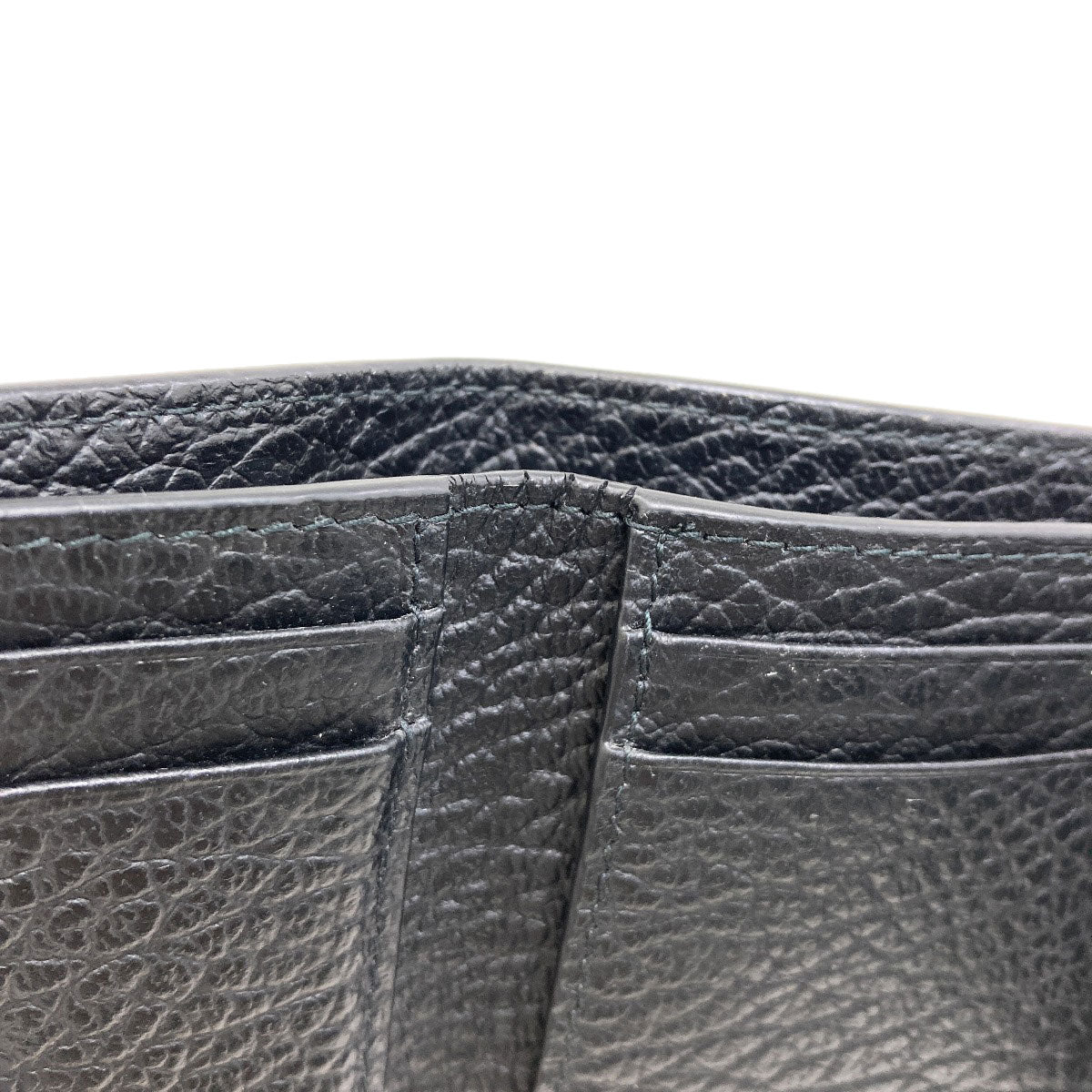 MaisonMargiela 4 stitches Tri-fold wallet (with Coin Pocket) Leather Ladies [Used]