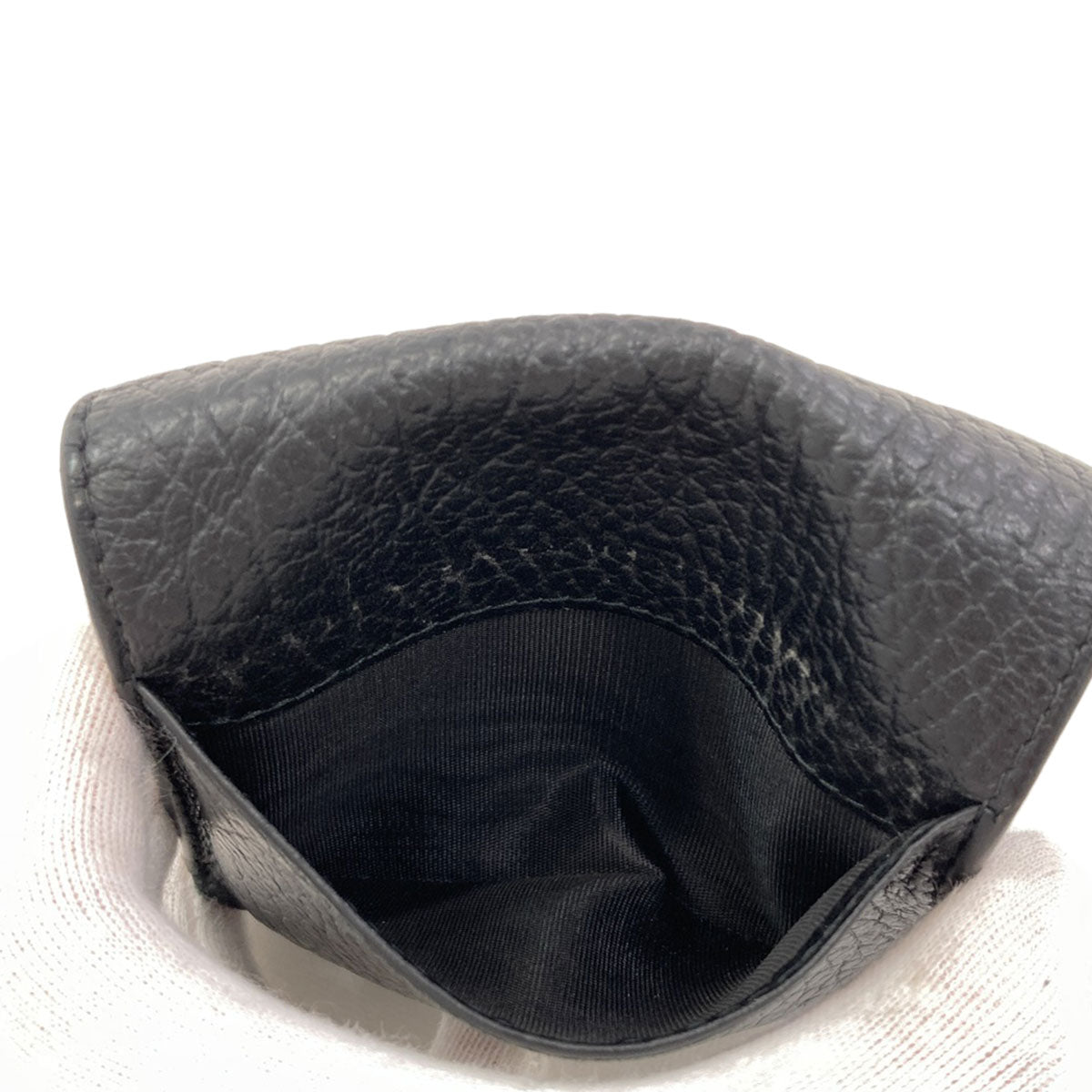 MaisonMargiela 4 stitches Tri-fold wallet (with Coin Pocket) Leather Ladies [Used]