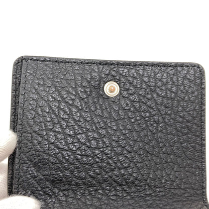 MaisonMargiela 4 stitches Tri-fold wallet (with Coin Pocket) Leather Ladies [Used]
