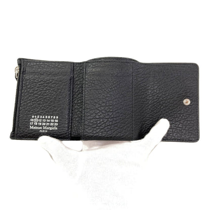 MaisonMargiela 4 stitches Tri-fold wallet (with Coin Pocket) Leather Ladies [Used]
