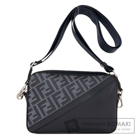 FENDI Diagonal Camera Case Shoulder Bag Calf Ladies [Used]