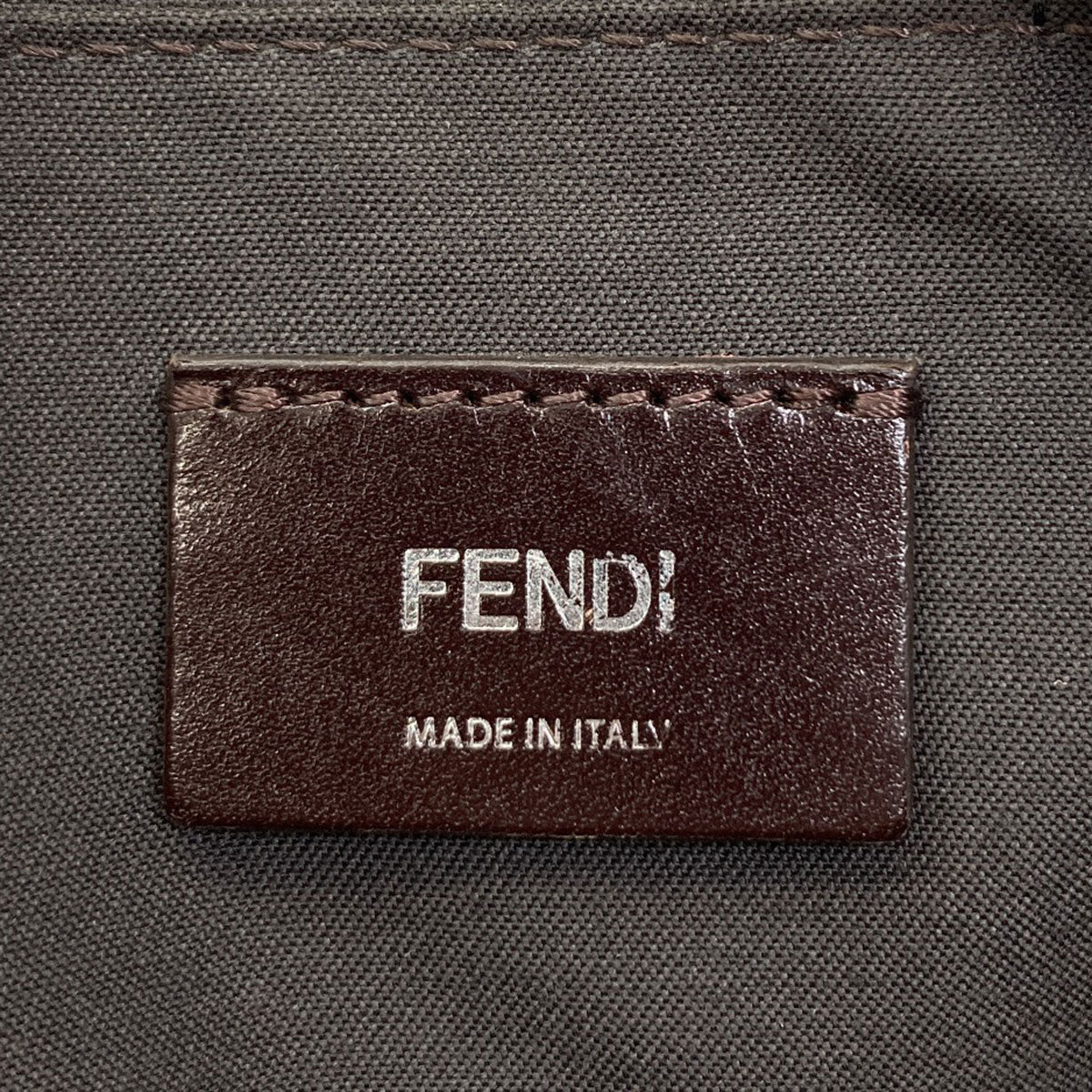 FENDI Diagonal Camera Case Shoulder Bag Calf Ladies [Used]