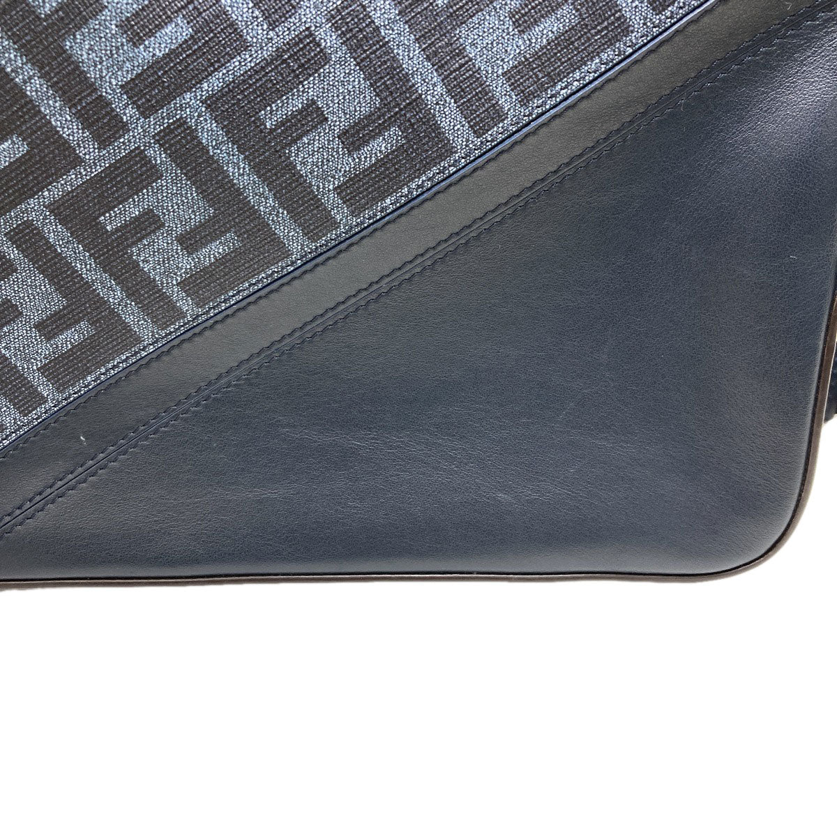 FENDI Diagonal Camera Case Shoulder Bag Calf Ladies [Used]