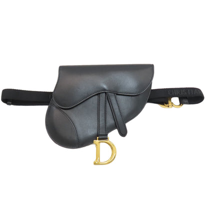 CHRISTIAN DIOR saddle Hip bag, waist bag Calf Ladies [Used]