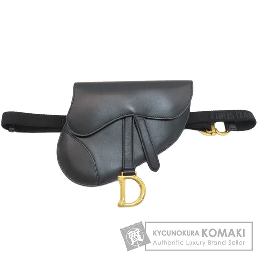 CHRISTIAN DIOR saddle Hip bag, waist bag Calf Ladies [Used]