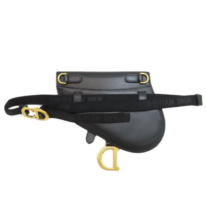 CHRISTIAN DIOR saddle Hip bag, waist bag Calf Ladies [Used]