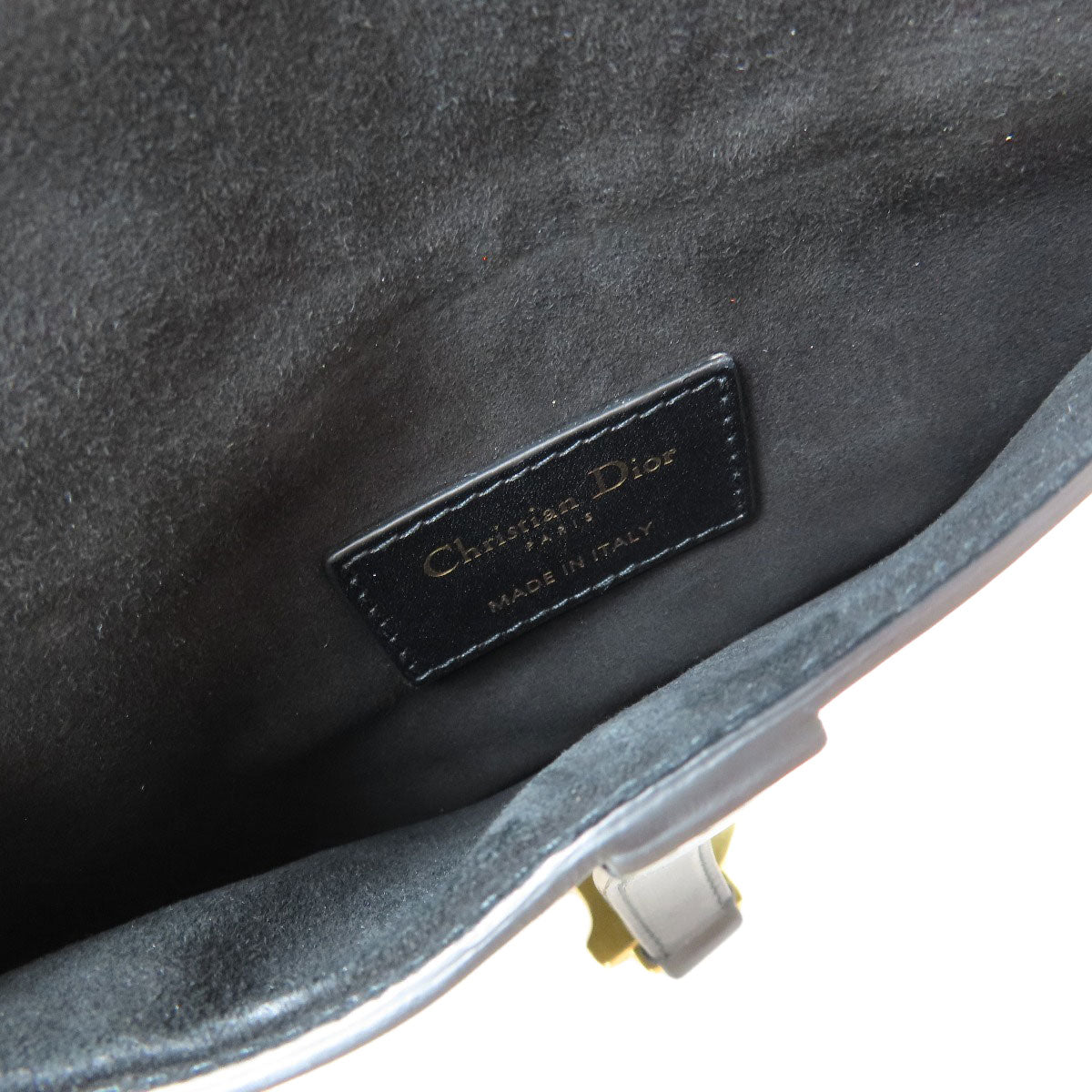 CHRISTIAN DIOR saddle Hip bag, waist bag Calf Ladies [Used]