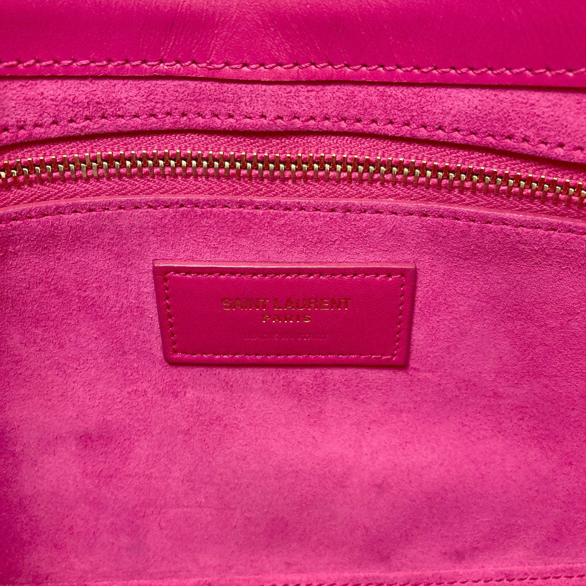 YVES SAINT LAURENT Le Sancassette Cassandra Handbag Calf Ladies [Used]