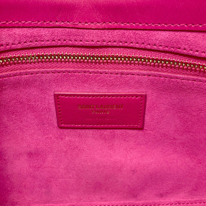 YVES SAINT LAURENT Le Sancassette Cassandra Handbag Calf Ladies [Used]