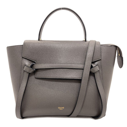 CELINE Micro 2WAY Belt Bag Handbag Calf Ladies [Used]
