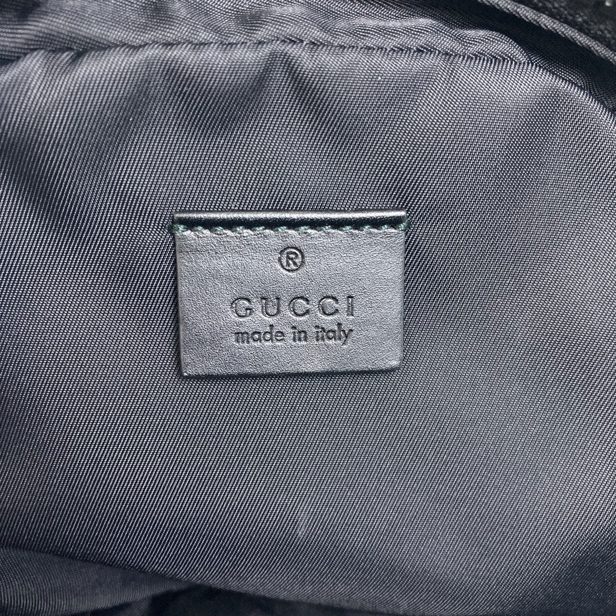GUCCI 387101 Sherry line body bag Nylon canvas Ladies [Used]
