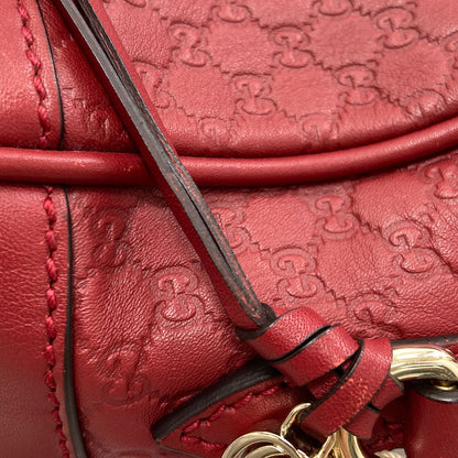 GUCCI 449413 Outlet GG Signature Microsima Long Shoulder Shoulder Bag Leather Ladies [Used]